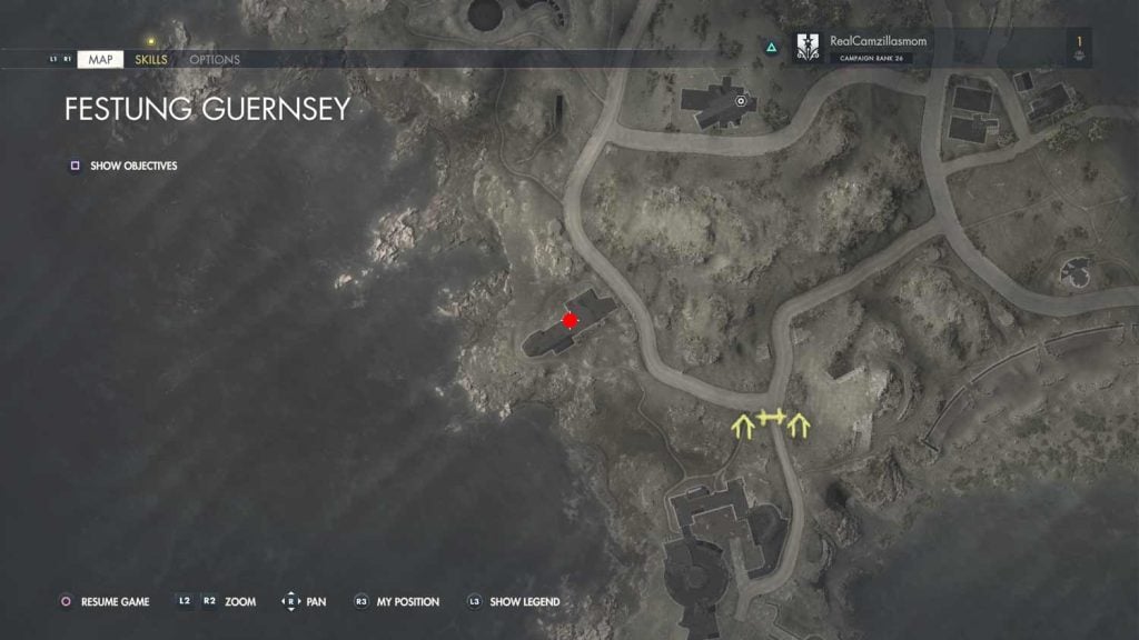  Escaping Islanders Festung Guernsey map Sniper Elite 5 2022 | camzillasmomcom