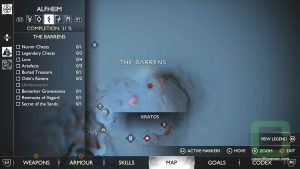 Buried-Treasure-map-The-Barrens-God-of-War-Ragnarok-2022 camzillasmom.com