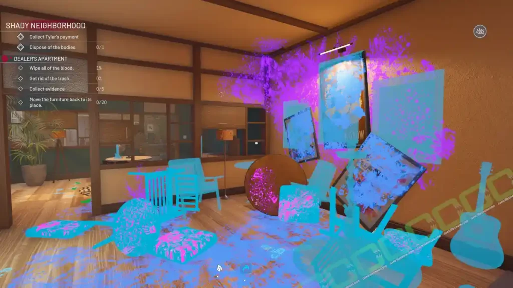  True Cleaner   Lounge Walls 1  Bad Call   Crime Scene Cleaner | camzillasmomcom