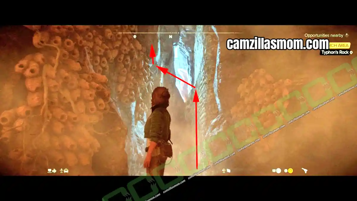 7-windwall-key-key-intel-bt-009s-fastshot-trigger-star-wars-outlaws Kay climbing the narrow wind wall at Flyer Ridge in Star Wars Outlaws