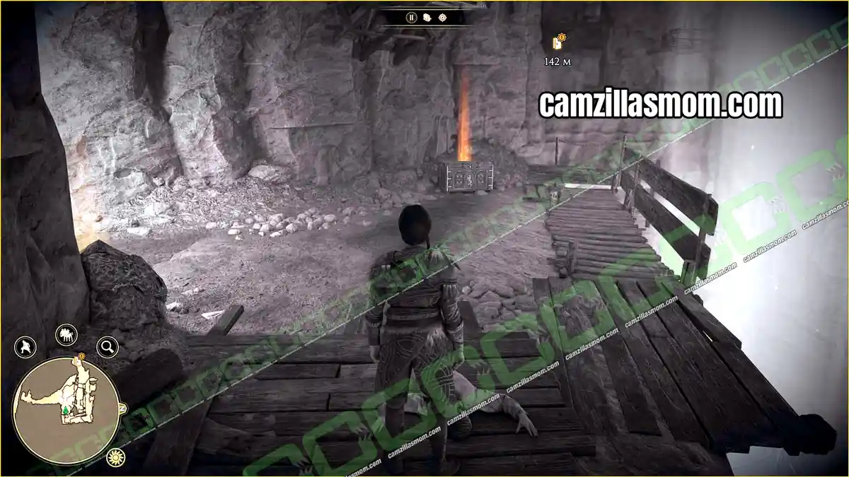 behind-the-blocked-wall-location-deep-tunnels-greedfall-2 Chest 11 at the highest point behind the blasted wall in the Deep Tunnels
