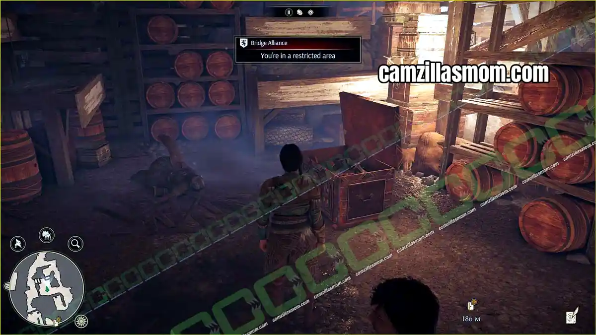 chest-with-explosives-location-deep-tunnels-greedfall-2 Chest 10 with three TNT charges in the restricted area main room