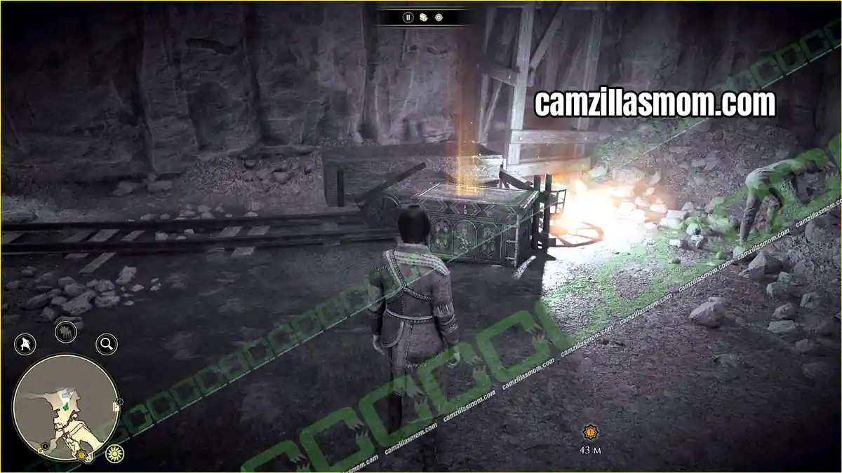 first-mining-area-treasure-chest-location-deep-tunnels-greedfall-2 Chest 1 up the ladder between the two destructible walls in the Deep Tunnels