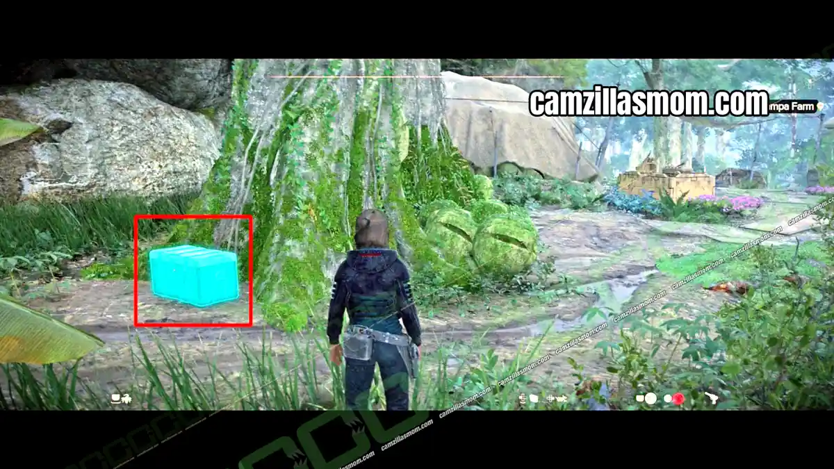 mozampa-farm-location-myrra-valley-treasures-star-wars-outlaws Mozampa Farm treasure in the wheelbarrow in Myrra Valley Akiva