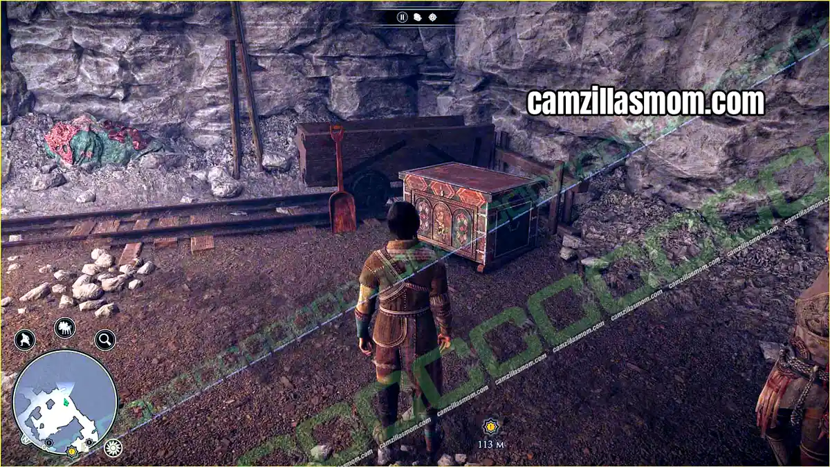 threatened-native-treasure-chest-location-deep-tunnels-greedfall-2 Chest 4 near the rescued Native in the Deep Tunnels