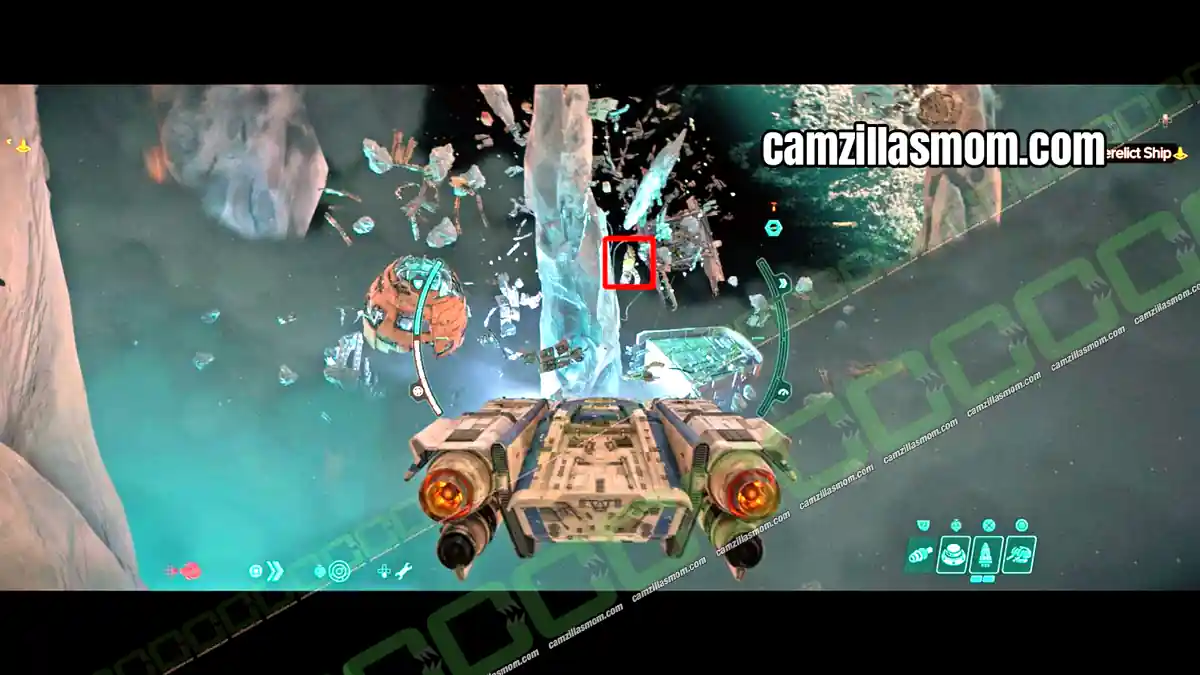 transmission-collectible-8-location-kijimi-oribit-treasures-star-wars-outlaws Marandas Mistake 04 Transmission container in the bright debris cluster east of the Derelict Ship