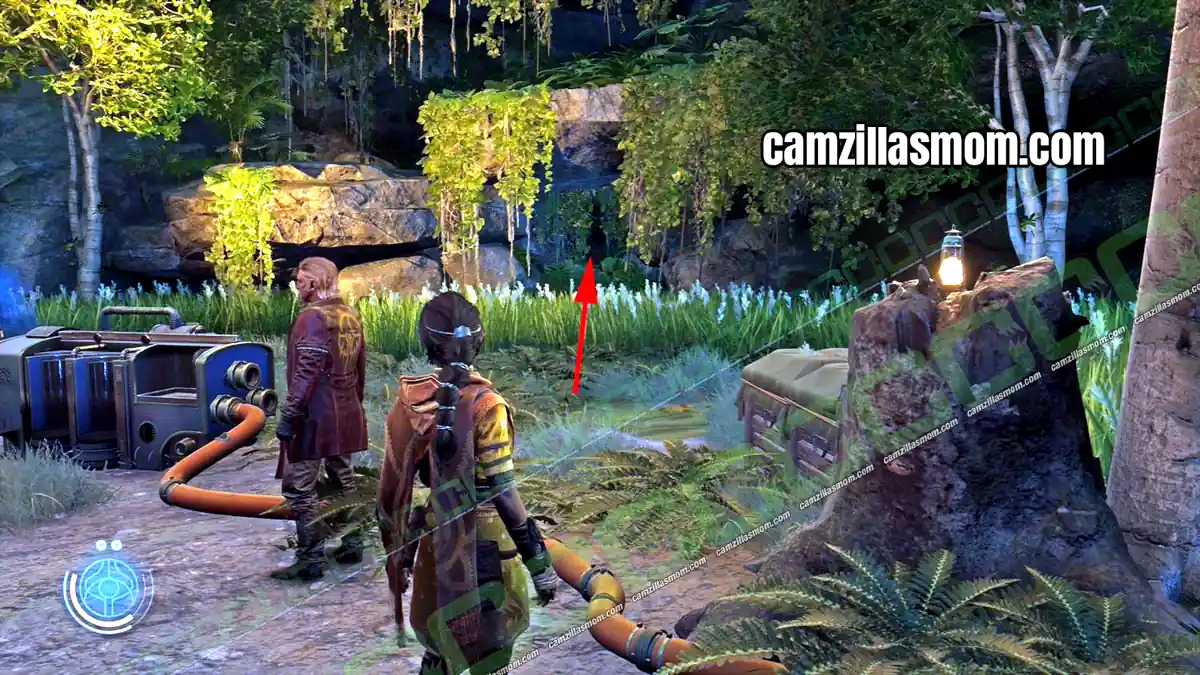 anomaly-14-scribings-cave-suknasari-forest-chapter-3-unknown-9-awakening Small cave in the tall grass near a generator leading to Anomaly 14 in Suknasari Forest Unknown 9 Awakening