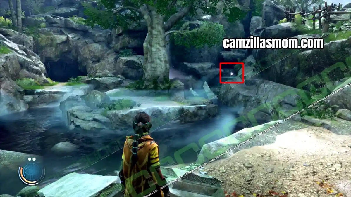 anomaly-17-scribings-access-point-chamatkari-mandir-chapter-5-unknown-9-awakening Path up the hill to Anomaly 17 near the Tree of Life cave in Chamatkari Mandir Unknown 9 Awakening