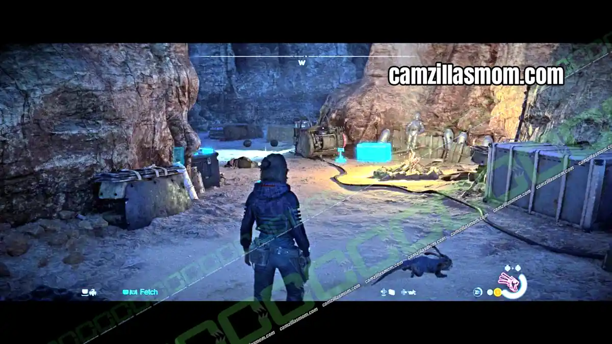 drykos-stash-location-south-jundland-wastes-treasures-star-wars-outlaws Treasure chest in the center of the Drykos Stash pirate camp