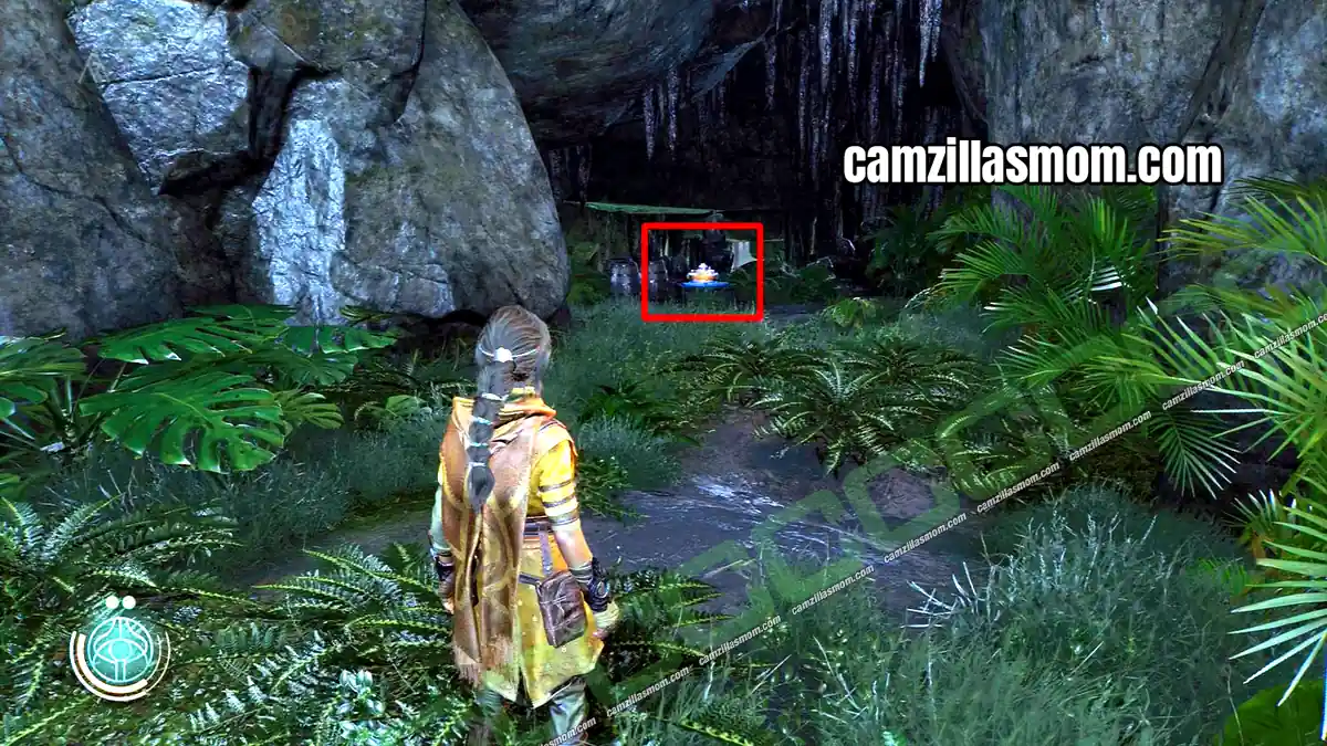 extractor-22-location-suknasari-forest-chapter-3-unknown-9-awakening Extractor 22 inside the cave at the top of the vines in Suknasari Forest Unknown 9 Awakening