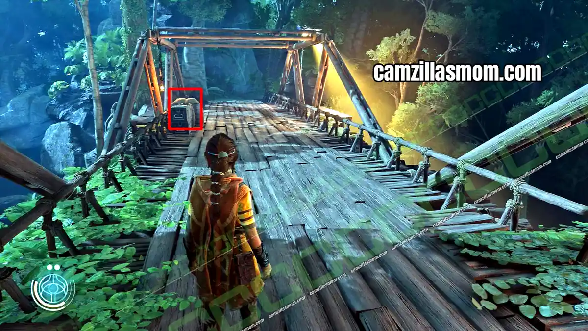 force-a-fight-and-fail-ascension-card-suknasari-forest-chapter-3-unknown-9-awakening Force a Fight and Fail Ascension Card on a wooden box on the bridge in Suknasari Forest Unknown 9 Awakening