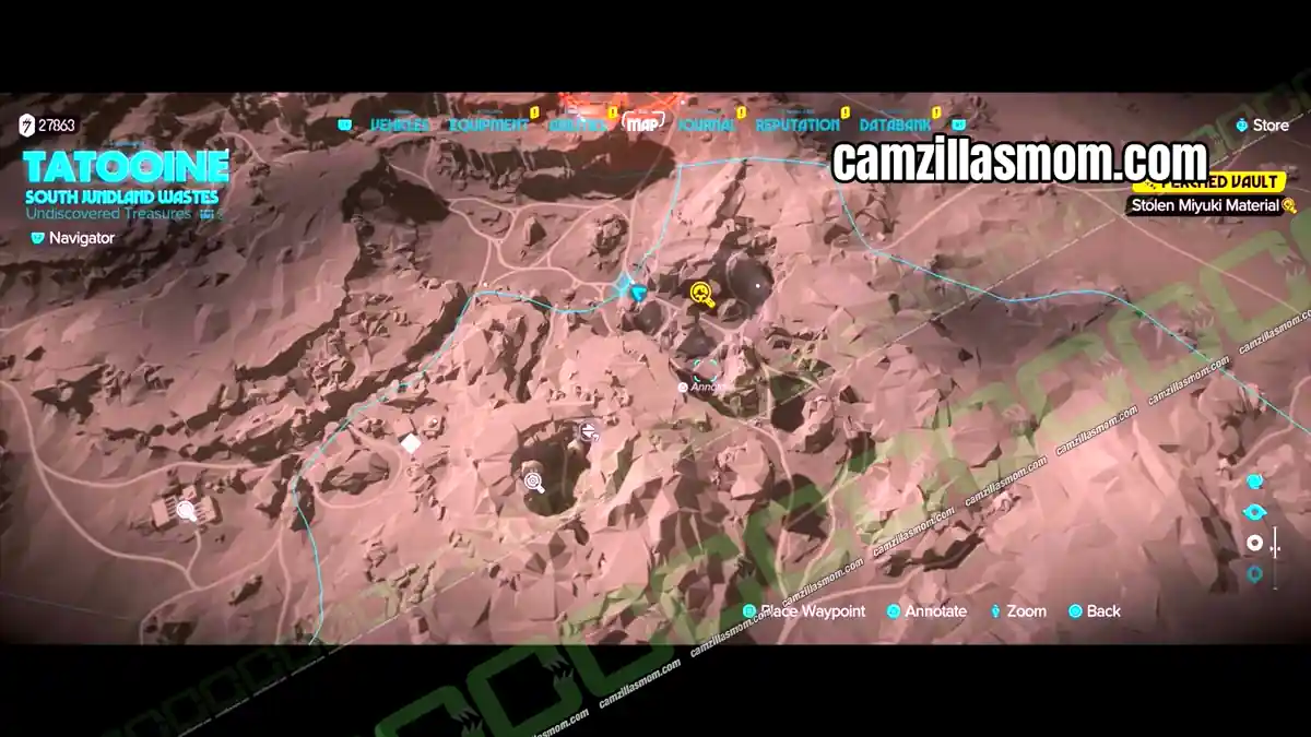 northwestern-imperial-checkpoint-map-south-jundland-wastes-treasures-star-wars-outlaws Northwestern Imperial Checkpoint treasure on the South Jundland Wastes map in Star Wars Outlaws