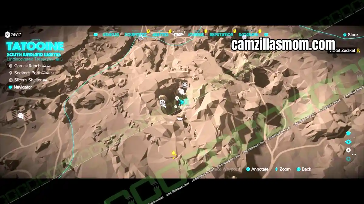 smuggler-cache-76-map-south-jundland-wastes-treasures-star-wars-outlaws Smuggler Cache 76 at Seekers Peril on the South Jundland Wastes map