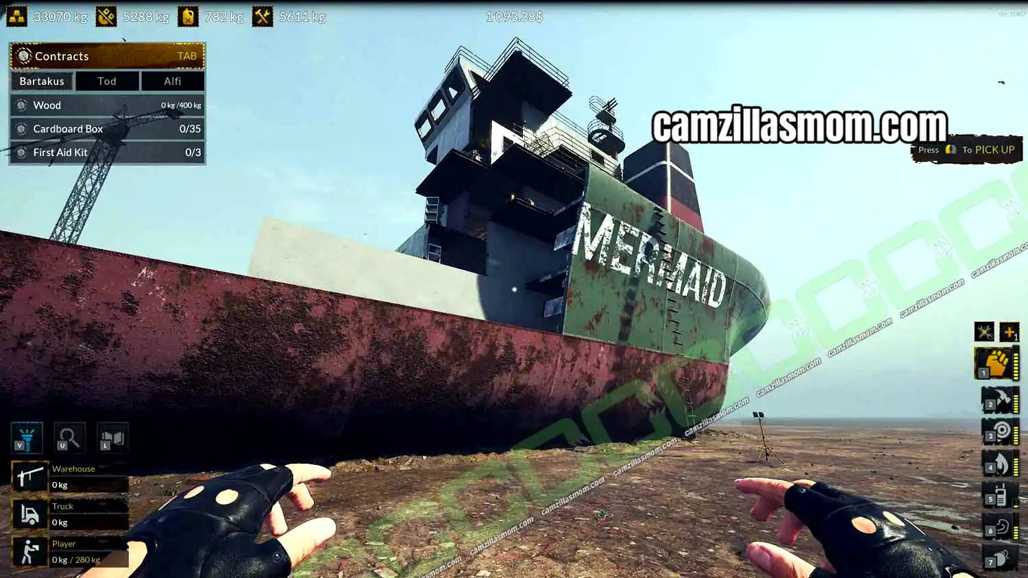 Heavy Mermaid Contracts & Collectible – Ship Graveyard Simulator 2