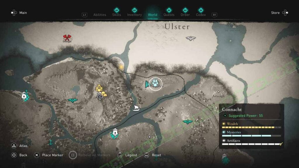  Legendary Animal    map   Connacht | camzillasmomcom