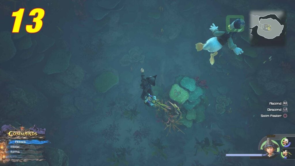  Lucky Emblem 13 location Sand Bar Island   The Caribbean   Kingdom Hearts 3 | camzillasmomcom