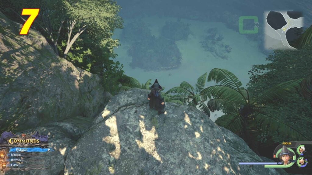  Lucky Emblem 7 location Isla Verde Montana The Caribbean   Kingdom Hearts 3 | camzillasmomcom