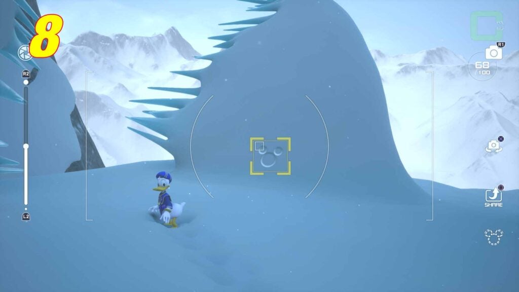  Lucky Emblem 8 location 2 Frozen Wall North Mountain   Arendelle   Frozen   Kingdom Hearts 3 | camzillasmomcom