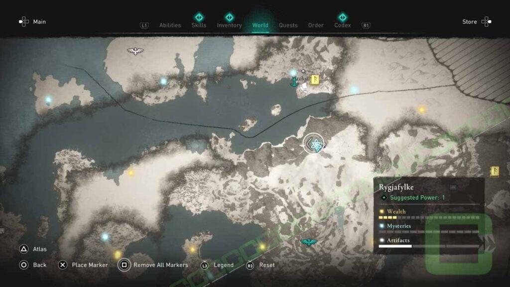  Mystery   Unknown Location S Alrekstad  map   Rygjafylke   AC Valhalla | camzillasmomcom