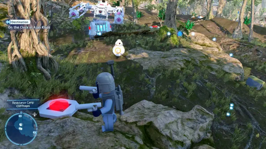  Ajan Kloss On the Clock in Ajan Kloss location LEGO Star Wars The Skywalker Saga 2022 | camzillasmomcom