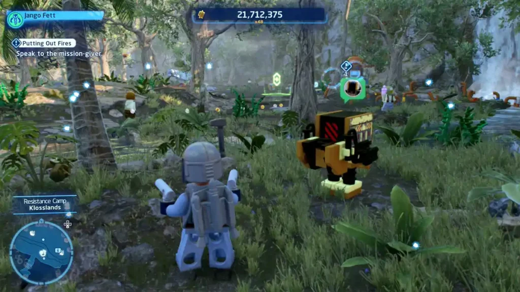  Ajan Kloss Putting out Fires location LEGO Star Wars The Skywalker Saga 2022 | camzillasmomcom