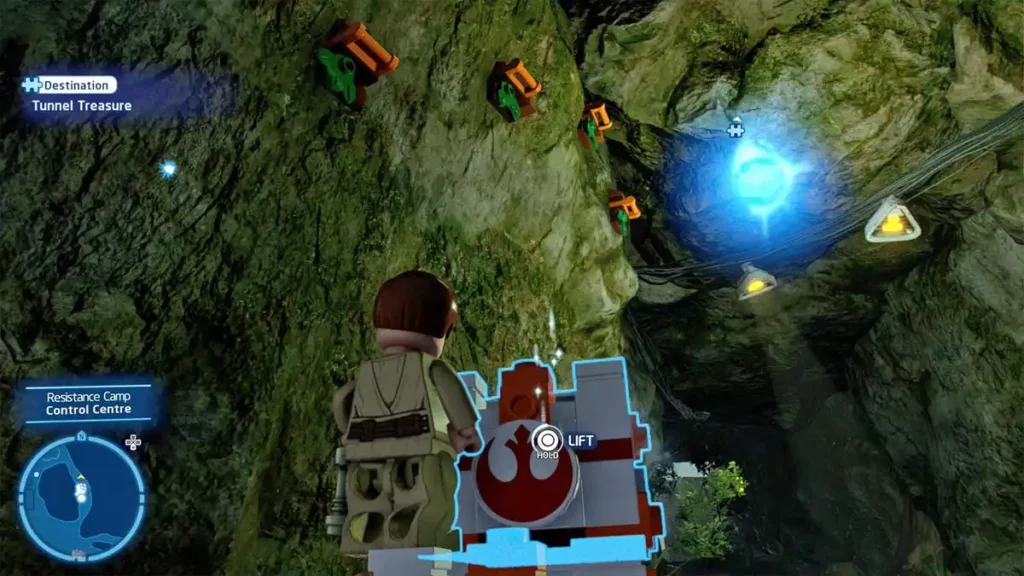  Ajan Kloss Tunnel Treasure location LEGO Star Wars The Skywalker Saga 2022 | camzillasmomcom