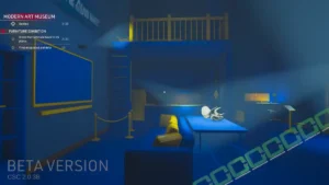 Blue Room - Modern Art Museum - Nightmare - Crime Scene Cleaner camzillasmom.com