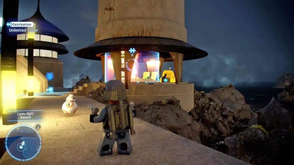  Cantonica Unlimited Tower map LEGO Star Wars The Skywalker Saga 2022 | camzillasmomcom