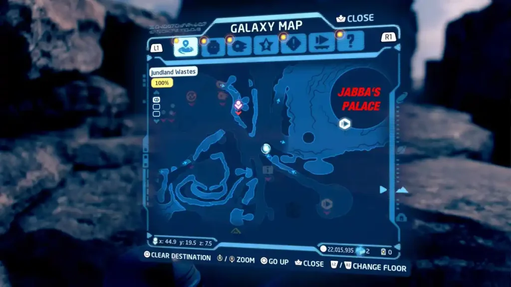  Tatooine Datacard Jundland Wastes map LEGO Star Wars The Skywalker Saga 2022 | camzillasmomcom