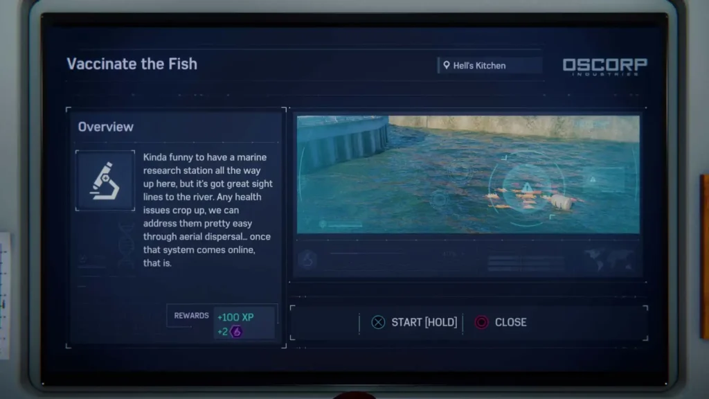  Vaccinate the Fish   Mission   Hells Kitchen  Marvel s Spiderman | camzillasmomcom