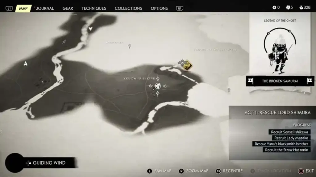  Adak Tree Mongol Artifact   map2   Ghost of Tsushima | camzillasmomcom