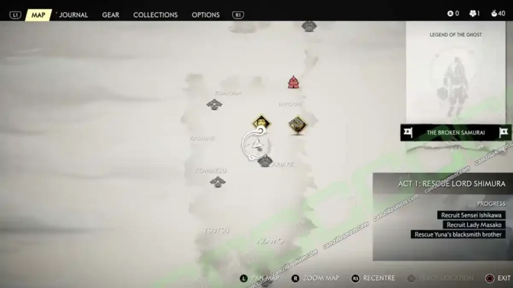  Ariake Haiku   map1   Ghost of Tsushima | camzillasmomcom