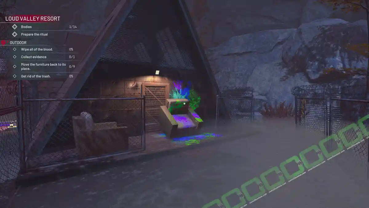  Cabin 1   Partys Over Nightmare   Crime Scene Cleaner | camzillasmomcom