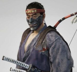  Glowering Warrior    Mask   Ghost of Tsushima | camzillasmomcom