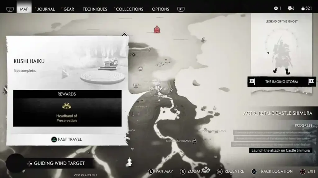  Kushi Haiku   map   Ghost of Tsushima | camzillasmomcom