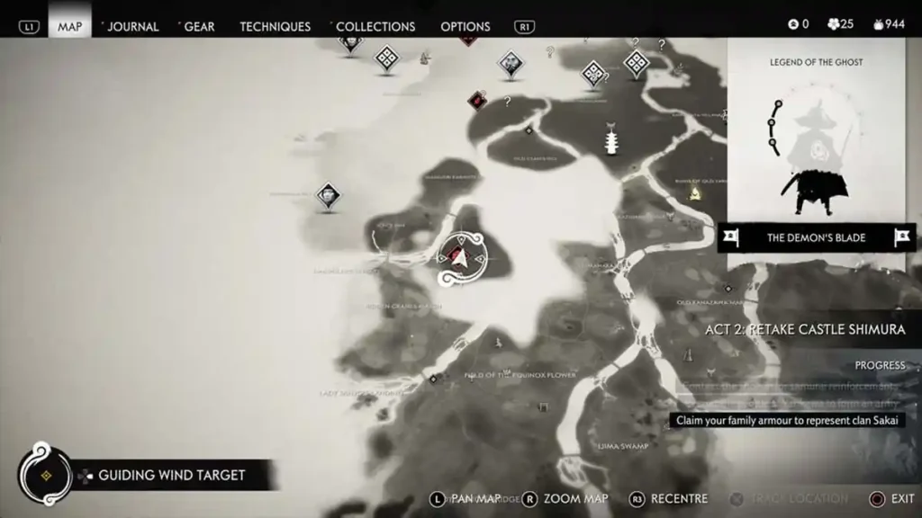  Records   Conversaions with the Khan 7   map   Ghost of Tsushima | camzillasmomcom