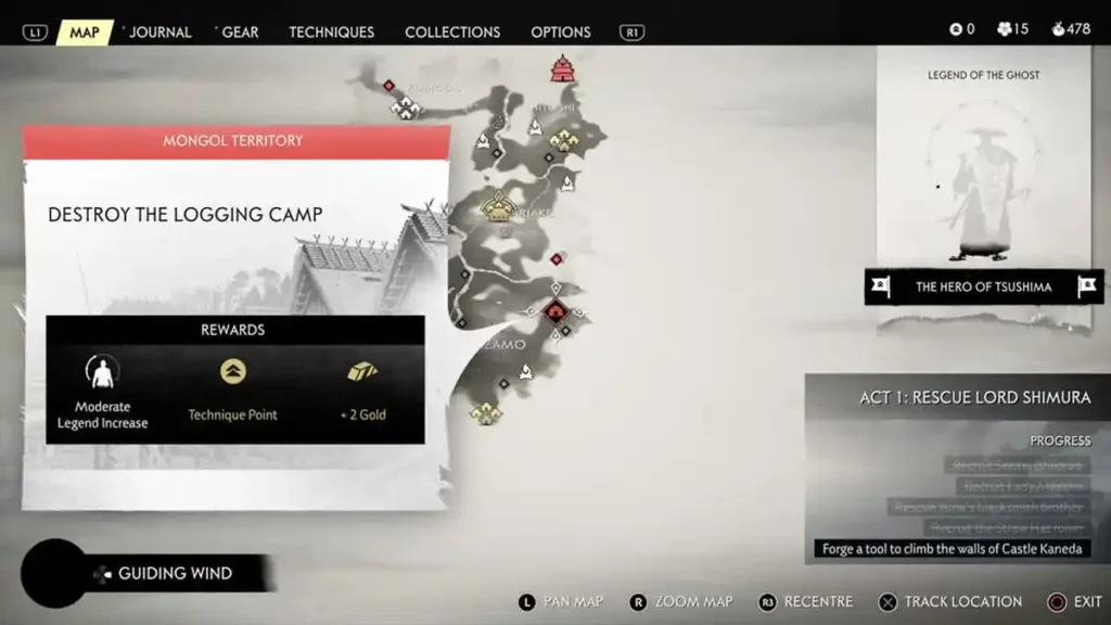  Records   Conversations with the Khan 3   map   Ghost of Tsushima | camzillasmomcom