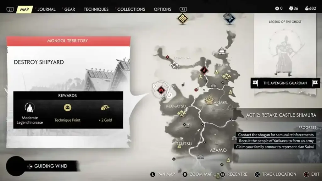  Records   Conversations with the Khan 5   map   Ghost of Tsushima | camzillasmomcom