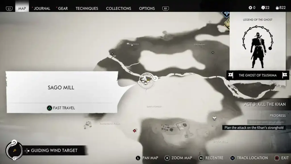  Records   Lady Hana   map   Ghost of Tsushima | camzillasmomcom