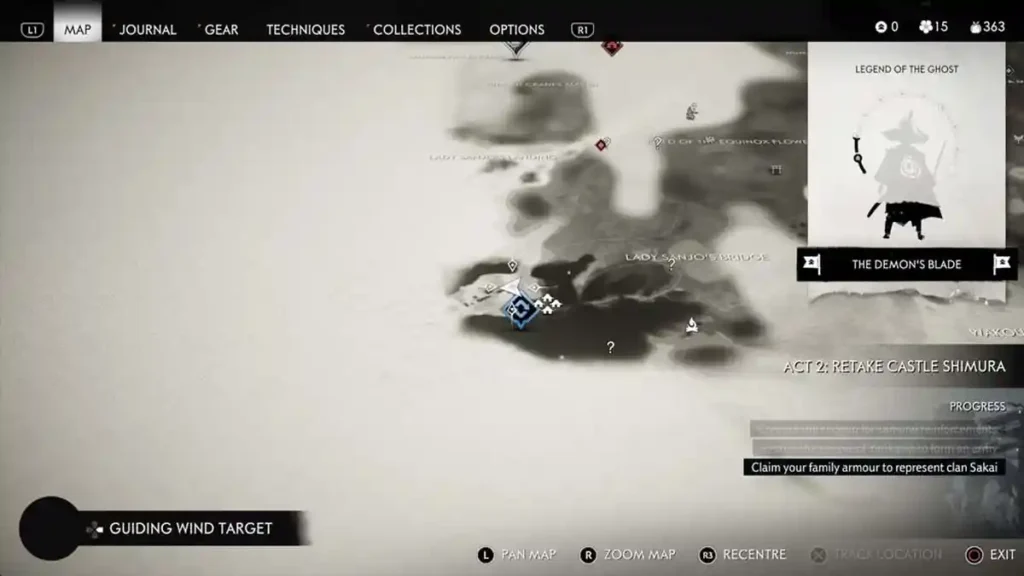  Records   Necessary for Survival   map   Ghost of Tsushima | camzillasmomcom