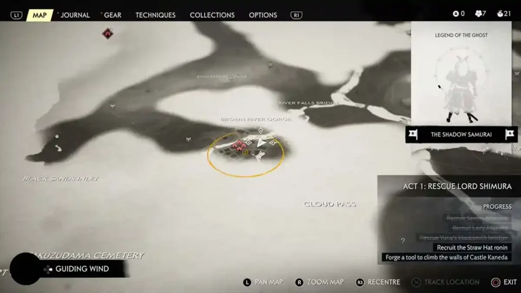  Records   The Black Sands    map   Ghost of Tsushima | camzillasmomcom