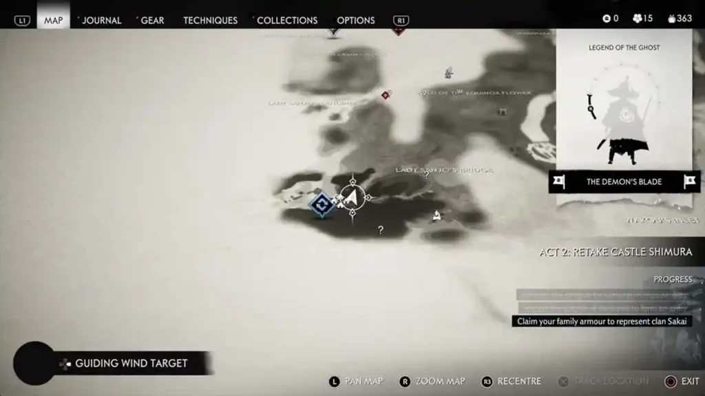  Records   The Ritual of Nukabukuro   map   Ghost of Tsushima | camzillasmomcom