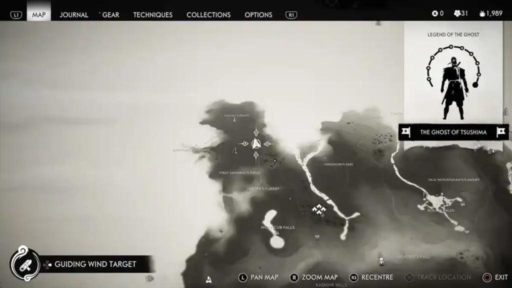  Records   What Happened in Komoda   map   Ghost of Tsushima | camzillasmomcom
