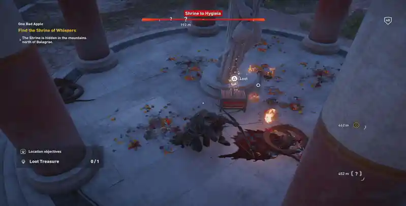  Shrine to Hygieia   location   Loot Treasure   Green Mountains   Assassins Creed Origins | camzillasmomcom