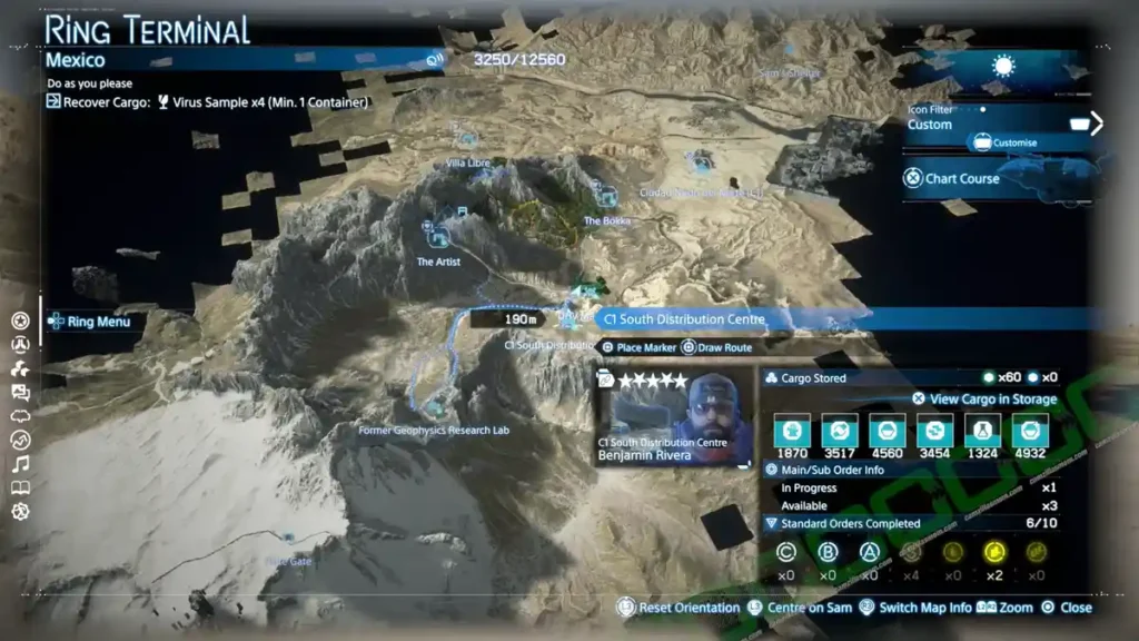  C1 South Distribution Centre Map   Death Stranding 2 | camzillasmomcom