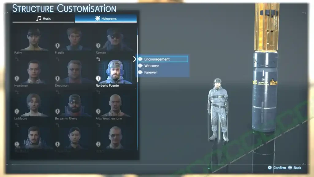 Custom Hologram Norberto Puente - Death Stranding 2 › camzillasmom.com Custom Hologram Norberto Puente Death Stranding 2 | camzillasmomcom
