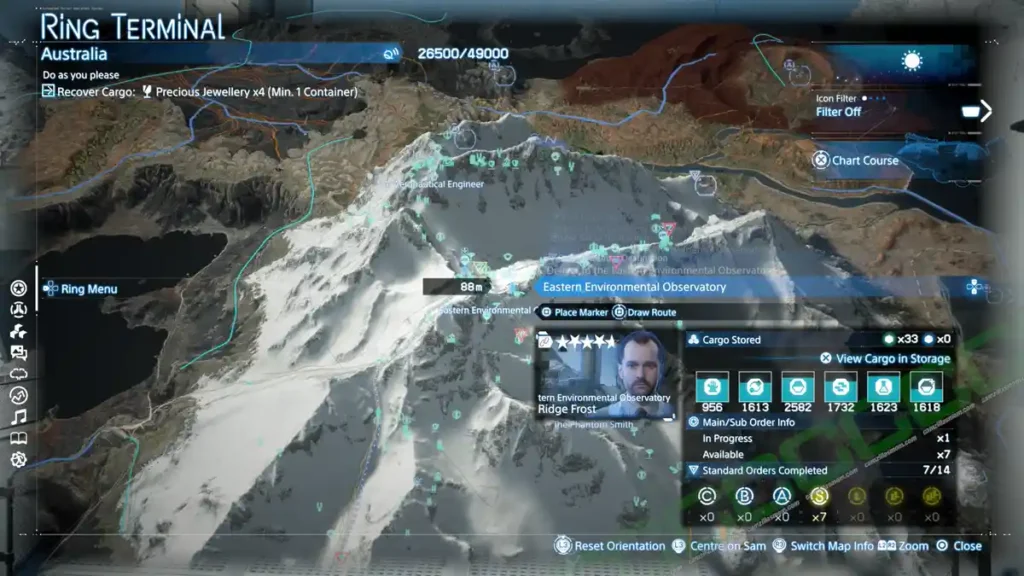  Eastern Environmental Observatory map   Death Stranding 2 | camzillasmomcom
