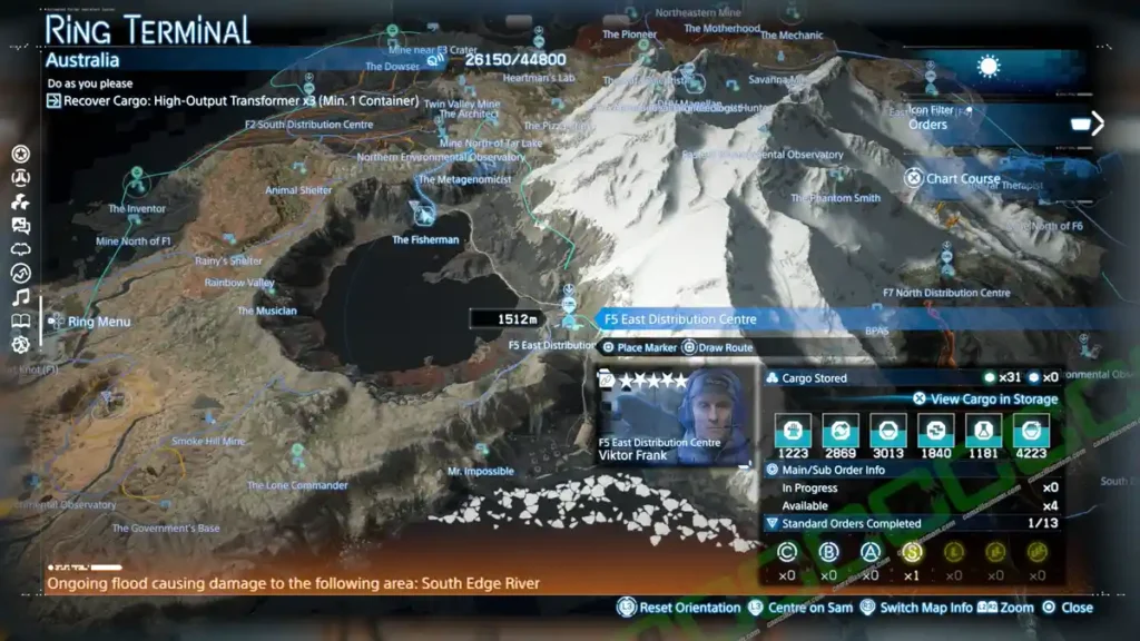  F5 East Distribution Centre map   Death Stranding 2 | camzillasmomcom