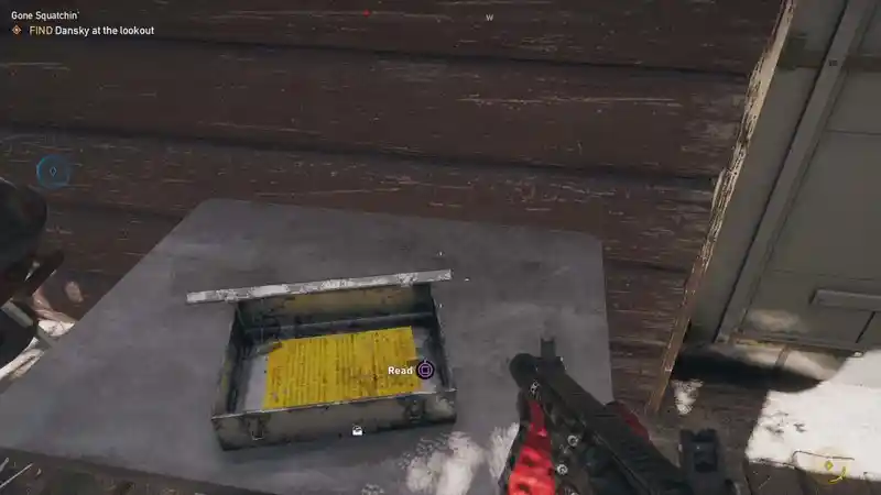  Gone Squatchin note location Whitetail Mountains Far Cry 5 | camzillasmomcom