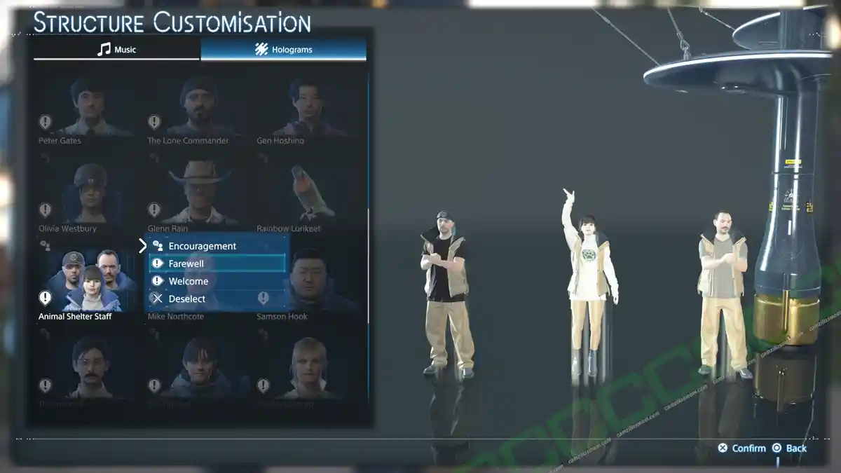Hologram Animal Shelter Staff - Death Stranding 2 › camzillasmom.com Hologram Animal Shelter Staff Death Stranding 2 | camzillasmomcom